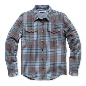 Men’s Outerknown Blanket Shirt Medium M Pacific Old Coast Plaid NWT